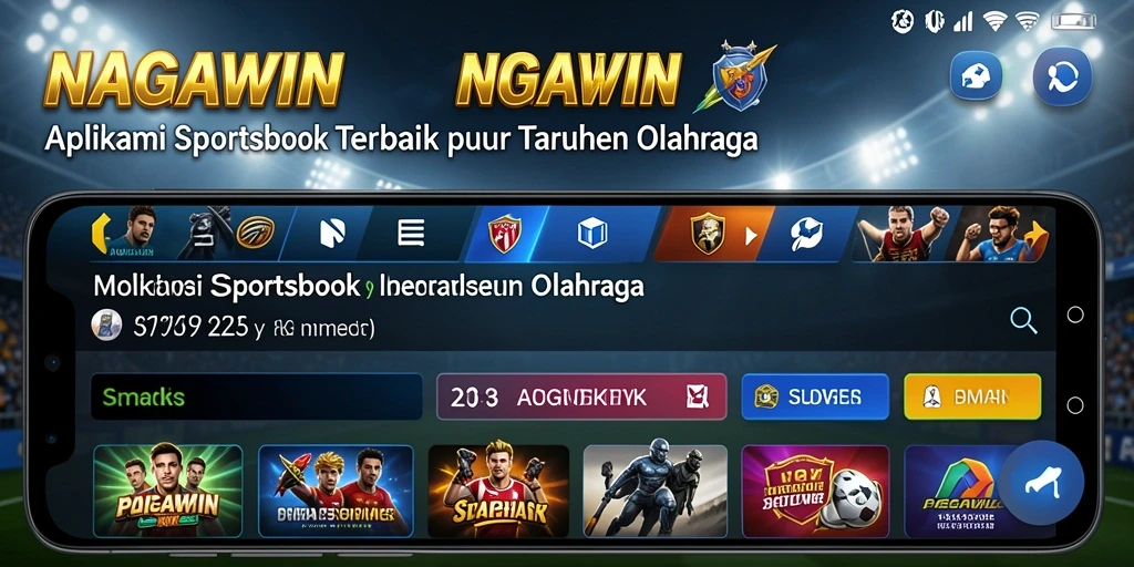 Tampilan gameplay NAGAWIN dengan antarmuka taruhan yang intuitif.