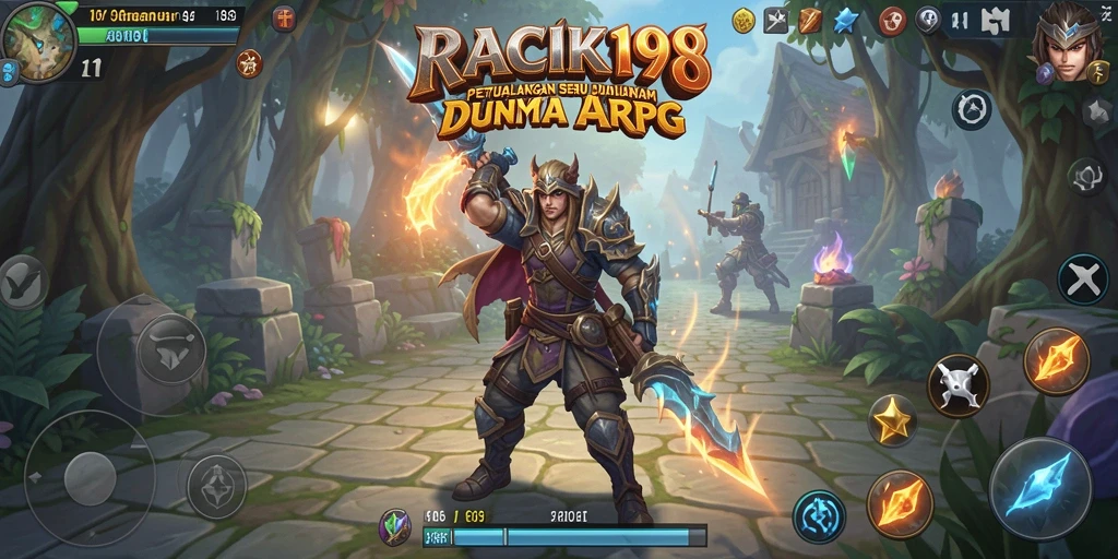 Tampilan menakjubkan dari gameplay RACIK198 dengan aksi penuh petualangan.