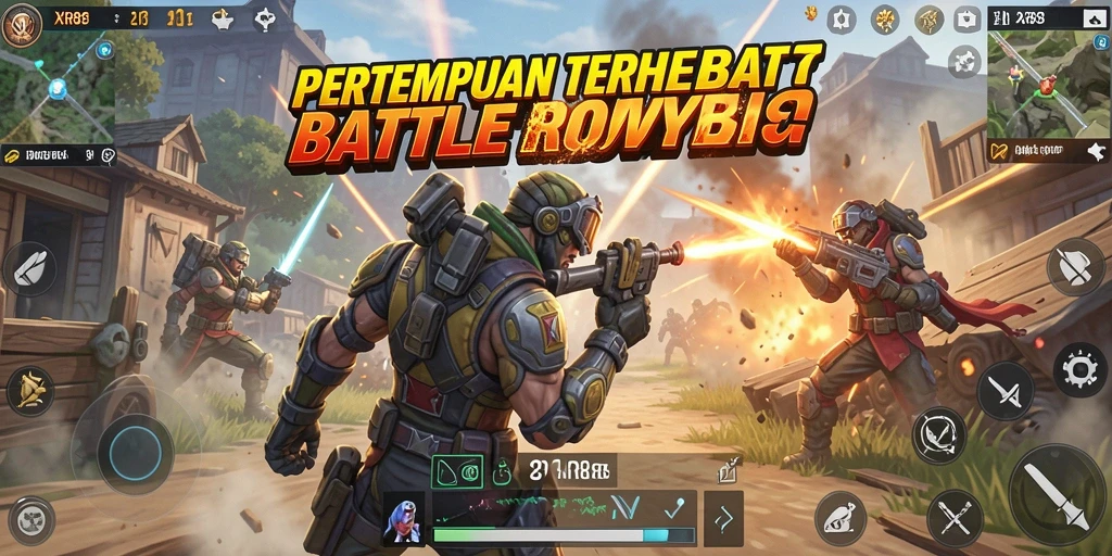 Gameplay seru dari XR88 dalam pertempuran Battle Royale.